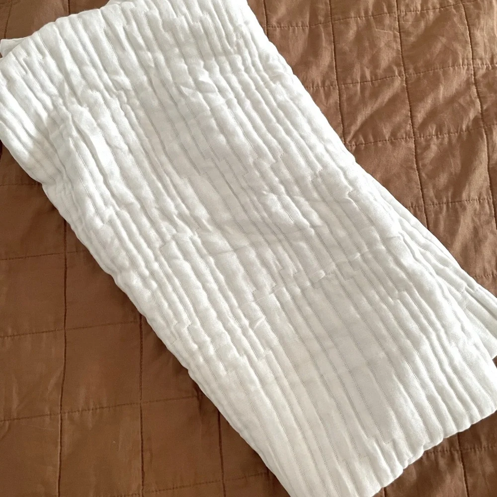 King Size Quilted Pillow ~White ~Sham Only - Hearth & Hand with Magnolia